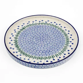 Talerz płytki z wysokim rantem E93 25,5 cm <br> 490AX Tulipany